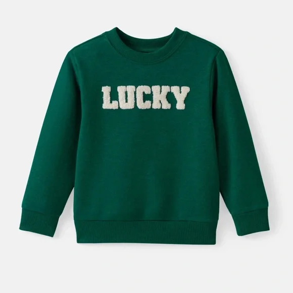 Little Sleepies LUCKY Bamboo Crewneck Sweatshirt - Picture 2 of 5